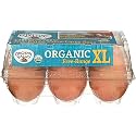 Organic Valley Extra Large Brown Organic Free Range Eggs, Half Dozen, 6 Count