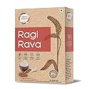 Organic Wisdom Ragi/Nachni Rava (Finger Millet Semolina) | Stone-Ground | Gluten Free | High Calcium | Source of Iron | No Preservatives | 400g
