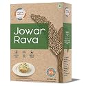 Organic Wisdom Jowar Millet Rava 400g | Maldandi M 35-1 from Solapur | Upma Rava | Sorghum Suji | Stone Ground | Gluten Free | High Protein &amp; Fibre