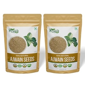 organic zing ajwain seeds  100 adulterant free and without preservatives  natural and chemical free ajwain seeds  naturally grown product of india - 227g pack of 2