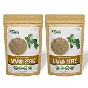 Organic Zing Ajwain Seeds | 100% Adulterant Free and Without Preservatives | Natural and Chemical Free Ajwain Seeds | Naturally Grown | Product of India - 115 g(Pack of 2)