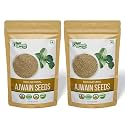 Organic Zing Ajwain Seeds | 100% Adulterant Free and Without Preservatives | Natural and Chemical Free Ajwain Seeds | Naturally Grown| Product of India - 227g (pack of 2)