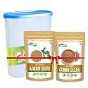Organic Zing Cumin seed &amp; Ajwain seed combo | High in Fiber | Product of India - 227 gm each