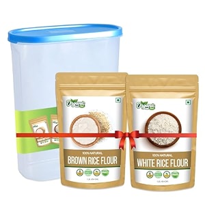 organic zing brown rice amp white rice combo  high in fiber  product of india - 454 gm each