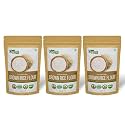 Organic Zing Organic Brown Rice Flour | Rice Flour for Baking | High in Protein | Rice Flour Tortillas - Vegan | Preservative Free | Resealable Pack - 907g (Pack of 3)