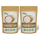 Organic Zing Organic Brown Rice Flour | Rice Flour for Baking | High in Protein | Rice Flour Tortillas - Vegan | Preservative Free | Resealable Pack - 907g (Pack of 2)