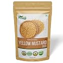 Organic Zing Yellow Mustard Seeds - 454 g – Food Grade Whole Mustard Seeds for Cooking, Pickling, Spice Blends, Sauces & Homemade Recipes