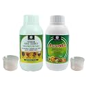 OrganicDews Liquid Seaweed Extract & Amino Acid Fertilizer - 250 ml Combo Based Bio Stimulant Concentrate Measuring Cup 25 ml - Plant Growth Enhancer, Soil Conditioner for Indoor and Outdoor