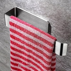 organizemee stainless steel self adhesive napkin amp towel holder for hand basin towels washbasin bathroom hanger kitchen sink napkin holder accessories rack stand without drilling cloth hangers