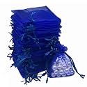 Organza Bags 2.8"x3.6", 100Pcs Small Mesh Drawstring Gift Bags
