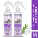Orgatre 100% Rosemary Water Spray 2 Pc for Hair Growth, Anti Hair Fall & Nourishes Scalp (400 ml)