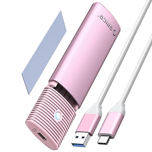 orico aluminum m2 sata ssd enclosure tool-free 5gbps usb c adapter usb 32 m2 sata reader external ssd case for 4tb 22302242 22602280 sata-based b-keybm-key ssdsnot for nvme-pwm2-pk