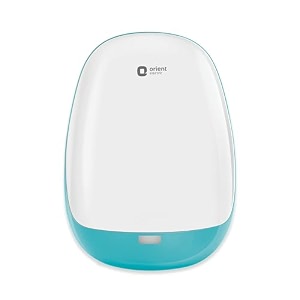 orient electric aura neo  3 litre instant water heater geyser  stainless steel tank shockproof  65 bar pressure compatibility  suitable for high amp low rise buildings  5 years tank warranty