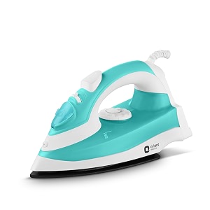 orient electric 1440 w steam iron  non-stick weilburger double coating powerful 15 gmmin steam output  continuous steaming  isi certified  2-year warranty by orient