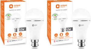 orient electric emergency lamp 12w 2 hr- pack of 2 2 hrs bulb emergency light