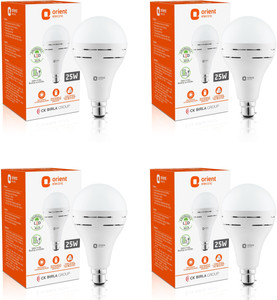 orient electric eternal emergency lamp 25w pack of 4 - cool white 4 hrs bulb emergency light