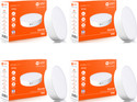 Orient Electric Full Screen Surface Panel 18W - Warm White, Pack of 4 Surface Ceiling Light Ceiling Lamp