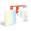 Orient Electric Moodlight Surface Panel, 12W | 3CCT | Ceiling Light | Square | Warm White. Natural White &amp; Cool White, Pack of 1