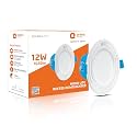 Orient Electric Moonlite 12W LED Ceiling Light | 3000K, Warm White | Round Recessed Ceiling LED Light | Suited for 3 inch Junction Box | Pack of 4