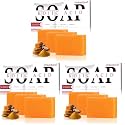 ORIENTLEAF Kojic Acid Soap, Turmeric Soap Bar for Dark Spots, Fresh Citrus Scent, Gentle for Face and Body Wash with Vitamin C, Shea Butter, Retinol, Gifts for Women (9 PACK)