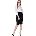 Women Designer Solid Pencil Skirt
