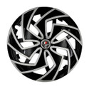 Origin Paradise Silver Black Wheel Cover/Cap for All Cars, Car Wheel Cover Wheel Cover For NA NA (12.0 inch)