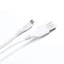 Original 18W Micro Charging Cable Compatible With Vivo V9, Y21L,V7, Y6,V11 Pro, V17,V17 Pro,Y17,U10,Vivo V 5 Plus, V5S, Y31 / Y51 / Y53 / Y55 [2.4 White Ampl] (Only Cable)