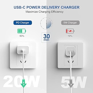 original 20w adapter compatible with iphone x xr xs max xs