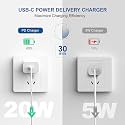 Original 20W Adapter Compatible with iPhone X, Xr, Xs Max, Xs