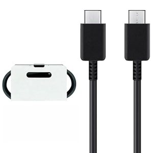 original 25 watt c to c charging cable compatible with samsung galaxy note10 litenote10 5gnote10 note10 5gnote10s10 5g cable - black