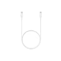Original 25 Watt Fast Charging Cable Compatible With Samsung Galaxy S21|S21+|S21 Ultra|S20|S20+|S20 Ultra|Note 20|Note 20 Ultra|Note 10|Note10+ (Only Cable Type C to C)-White