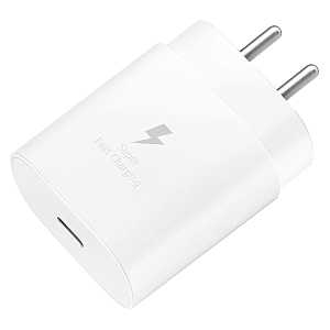 original 25w adapter compatible with samsung a02s white 25w-f187
