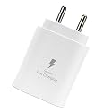 Original 25W Adapter Compatible with Samsung S10e (White) 25W-F54