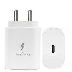 original 25w adapter compatible with samsung s23 white 25w-f67