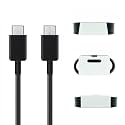 Original 25W C to C Fast Charging Cable Compatible With Samsung 21|S21+|S21 Ultra|S20|S20+|S20 Ultra|Note 20|Note 20 Ultra|Note 10|Note10+ (Only Cable - Black)