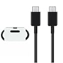 Original 25W Ultra Speed Type C to C Cable Compatible With Samsung Galaxy S21|S21+|S21 Ultra|S20|S20+|S20 Ultra|Note 20|Note 20 Ultra|Note 10|Note10+ (Only Cable- Black)