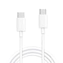 Original 30W USB Type C to C Phone Charging Cable Compatible With Google Pixel Phones (Only Cable- White)