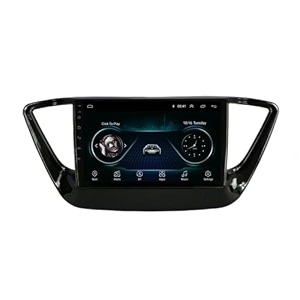 hyundai grand i10 2014-2017 original qled 9 zlink car android stereo  os 13  4gb32gb  display support car play amp android auto  incl ahd camera amp frame compatible with 1 year warranty
