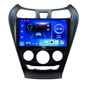 hyundai eon original qled 9 zlink car android stereo  os 13  4gb32gb  display support car play amp android auto  incl ahd rear camera amp frame compatible with 1 year warranty