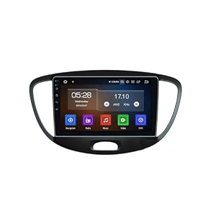 hyundai grand i10 2014-2017 original qled 9 zlink car android stereo  os 13  4gb32gb  display support car play amp android auto  incl ahd camera amp frame compatible with 1 year warranty