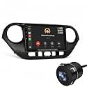 Hyundai Grand i10 2014-2017 Original QLED 9” Zlink Car Android Stereo | OS 13 | 4GB+32GB | Display Support Car Play &amp; Android Auto | incl. AHD Camera &amp; Frame Compatible with 1 Year Warranty