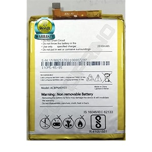 original acbpn40y03 battery for micromax yu yureka 2 yu5551 battery with 6 month warrantyss2