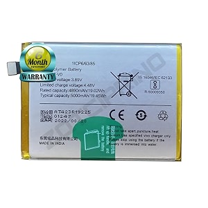 original b-v0 battery for iqoo z6 44w battery with 6 month warranty  rr180