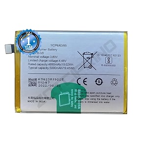 original b-v0 battery for iqoo z6 44w battery with 1 year warranty p113