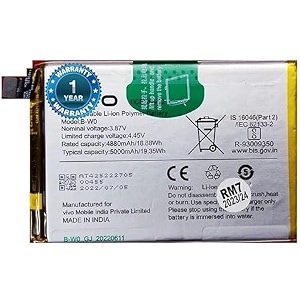 original b-w0 battery for vivo y35 2022 v2205-5000mah battery with 1 year warrantyxyz106