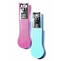 Original Bell Nail Cutter Clipper Set of 2 | Sharp Stainless Steel Nail Clippers | Made in Korea for Fingernails & Toenails