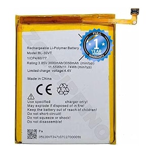 original bl-30vt battery for tecno i5 30vt 3000mah1155wh 385 battery with 1 year warranty  dd26