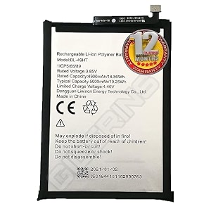Original BL-49HT Battery for Tecno Spark 6