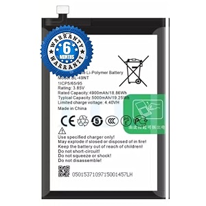 original bl-49nt battery for tecno pop 7 battery with 6 months warranty yhj122