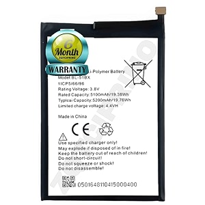 original bl-51bx battery for infinix note 8 x692  note 8i x683  hot 10 x682  x682b  x682c battery with 6 month warranty aa113